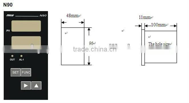 pressure instrument with 2 alarms