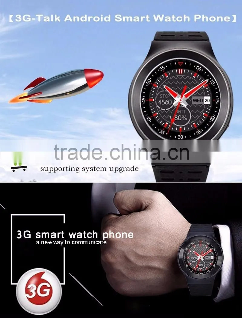 Quad Core 3G smart watch S99 Bluetooth Smart Watch 8G Wrist Phone With BT 4.0 GPS WIFI Andriod V5.1 GPS
