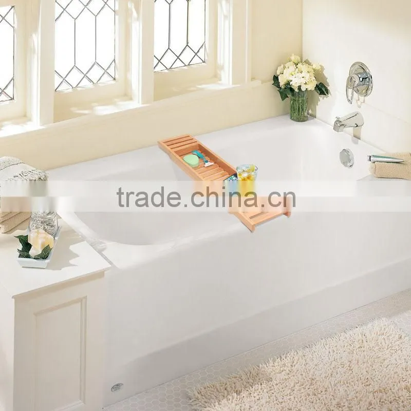 Relax Bamboo Bathtub Caddy Will Fit Most Tubs
