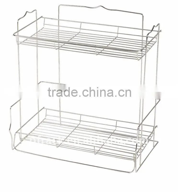kitchen stainless steel rack double layers P-2106