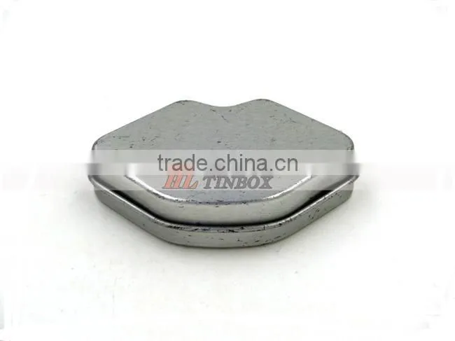 Mini Lip Shape Mint Tin Can
