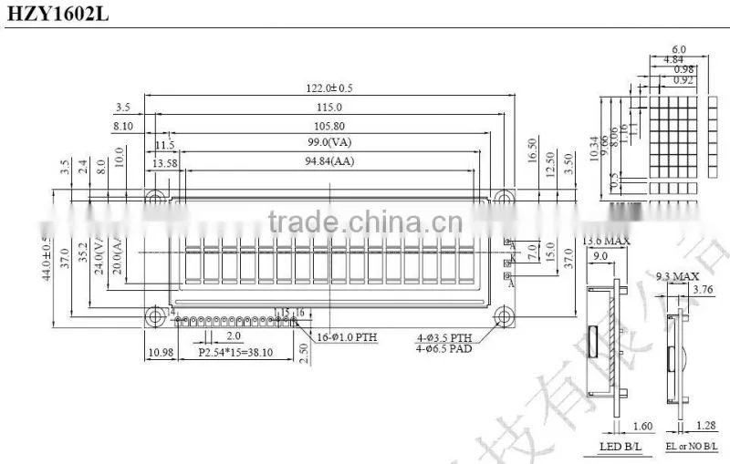 Medical Devices Customised Tally Counter Circuit FSTN Type Segment LCD Display FSTN LCD