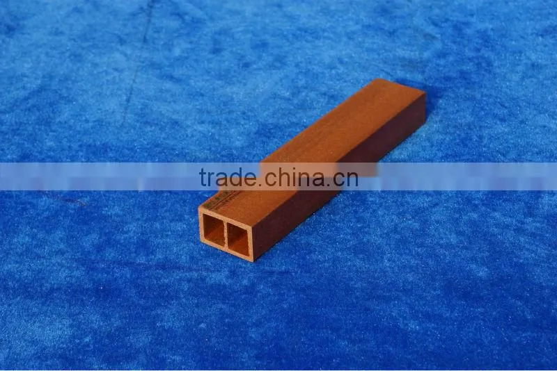 wood textured wpc tube