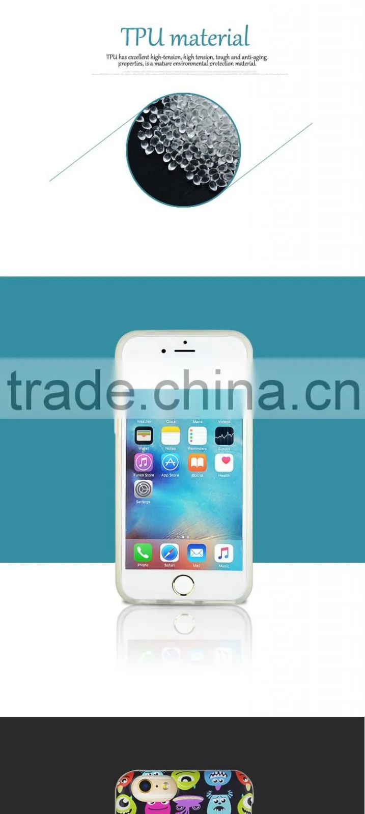 TPU IMD Cover Case for iPhone 6s & 6s plus