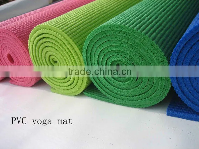 173*61*0.5cm PVC yoga mat/Colourful eco yoga mat