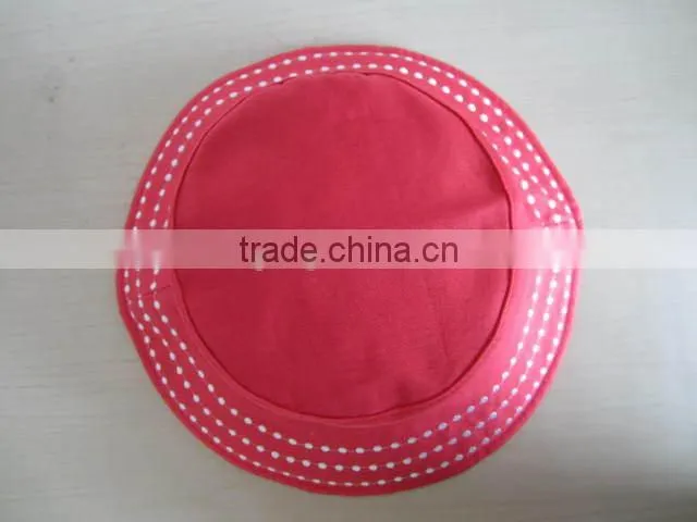 magenta 100% cotton wide brim bucket fishing hats and caps