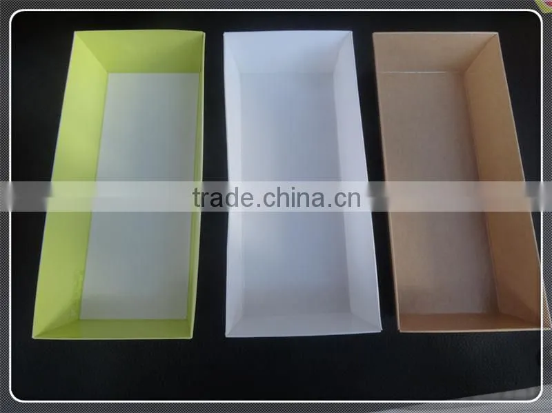 Custom Printed FDA SGS Paper Disposable Food Trays