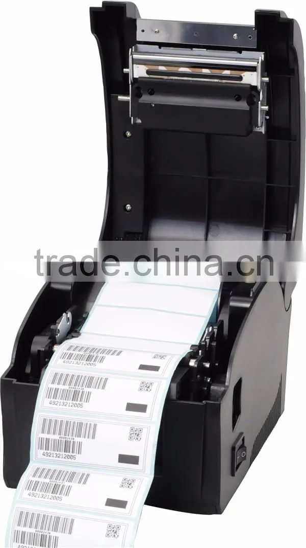 Barcode scanner with barcode label printer
