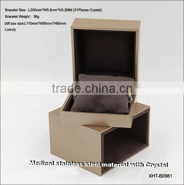 Medical stainless steel Bracelet with 100% Satisfied guarantee of quality and Service