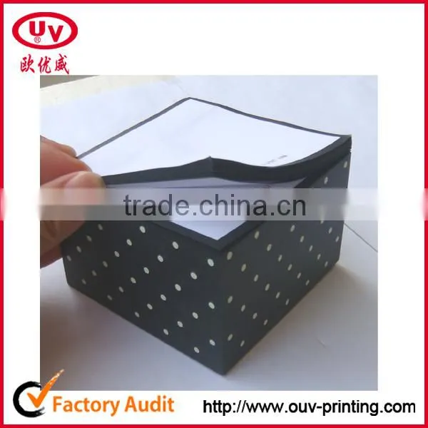 2016 custom printed paper cube memo pad