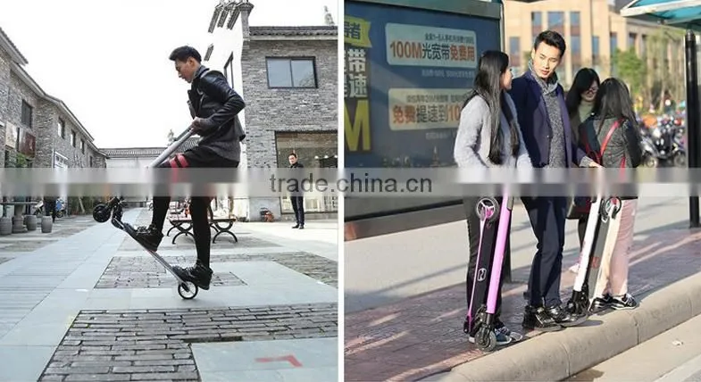 HTOMT new model 250w 24v lithium battery 5 inch carbon fiber folding e scooter/electric foldable skateboard