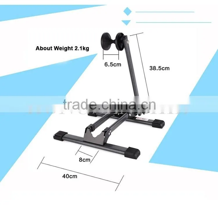 Indoor Mini Bike Foldable Storage Rack Wheel Display Rack