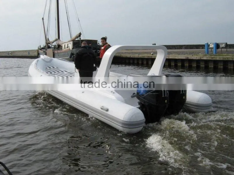 RIB boat 7.6m, 16 person , Twin outboards RIB760 (Hypalon)