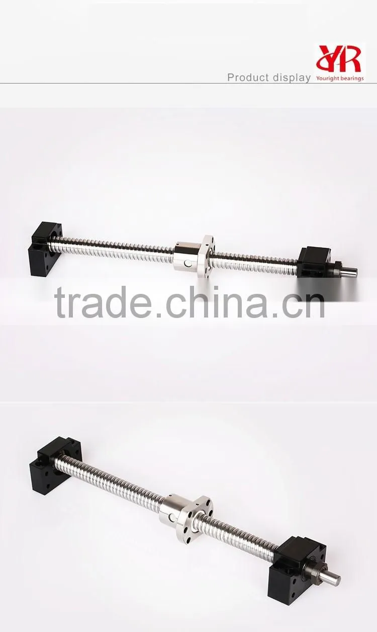 Antibacklash Linear Motor Ball Screw with End Machining Free