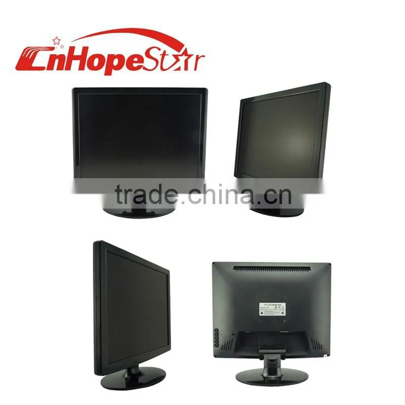 Black color vesa desktop tv av usb vga hdmi input 15inch 1024*768 4:3 lcd tv