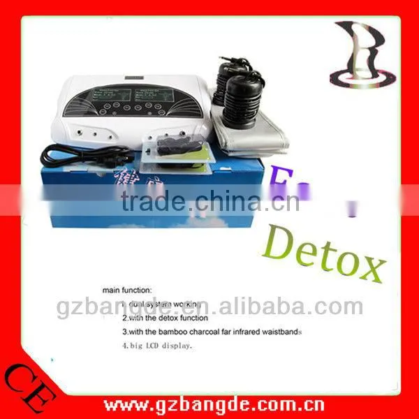 Dual ion foot detox spa machine with far infrared belt beauty machine BD-A011