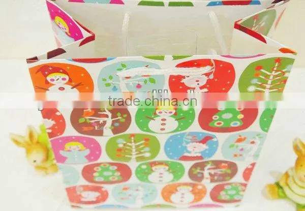 Yiwu custom pantone color printing kraft paper bag