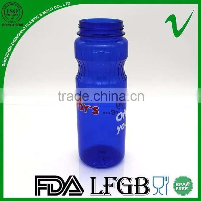 stock fashionable empty drinking biodegradable750ml plastic bottle