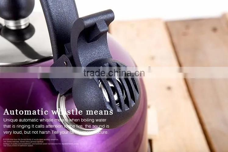 Single bottom non-electric stainless steel induction tea pot camping tea kettle
