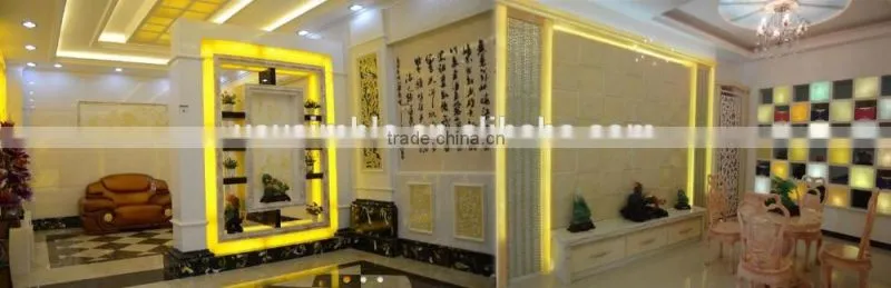 Decorative material translucent resin panel , transmittance solid surface slab
