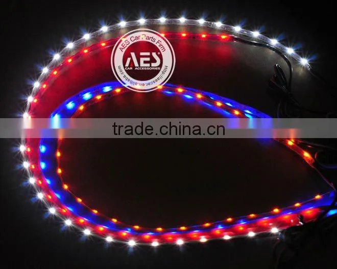 AES car LED strip lamp hidden daytime running lights