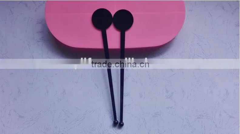 Best quality disposable custom-made cocktail plastic sticker party drink stirrer