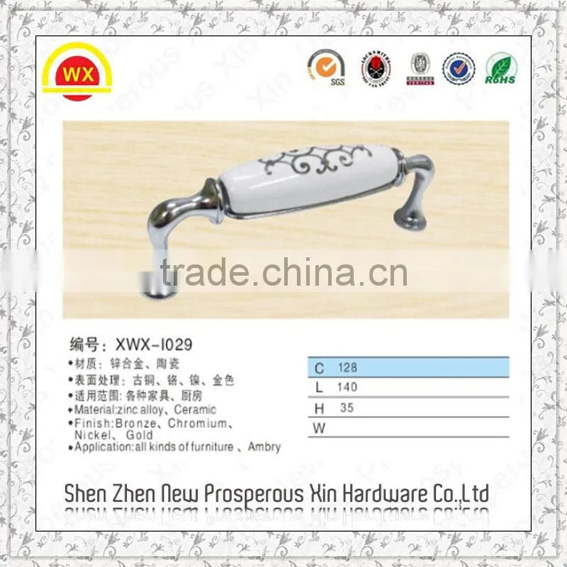 Wholesale high quality ceramic bedroom furniture handles