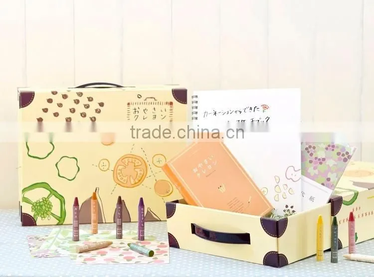 Japanese eco-friendly crayon with natural vegetable colors