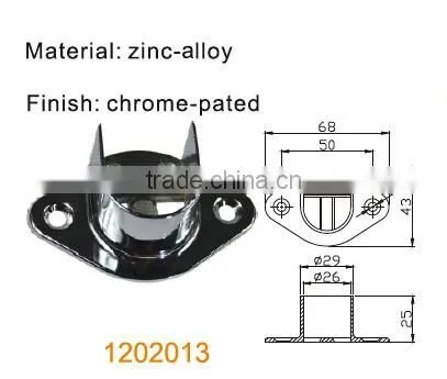 good looking zinc alloy wardrobe end rail brackets