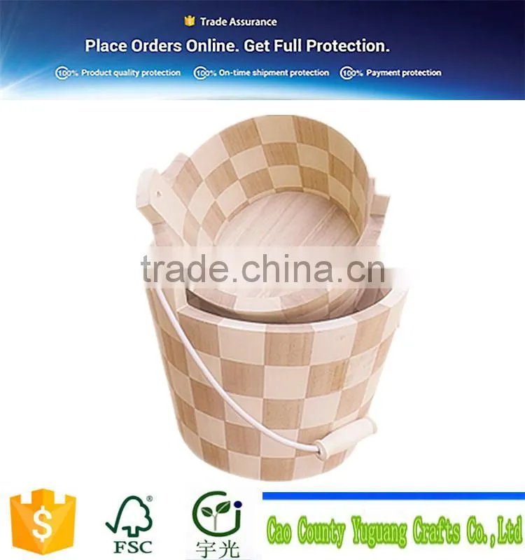 new wooden bucket wooden cask wooden case maker