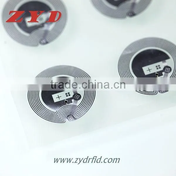 Transparent Ntag213 NFC inlay sticker