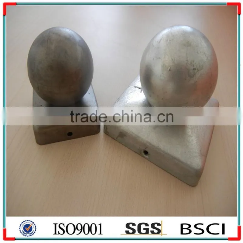 Galvanised Ball Post Cap