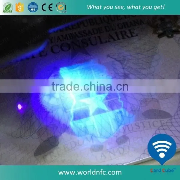 Customize Logo Watermark Security Plastic ID Card