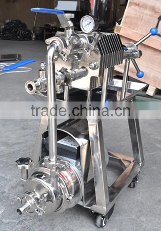 best popular sanitary stainless steel plate and frame filter press