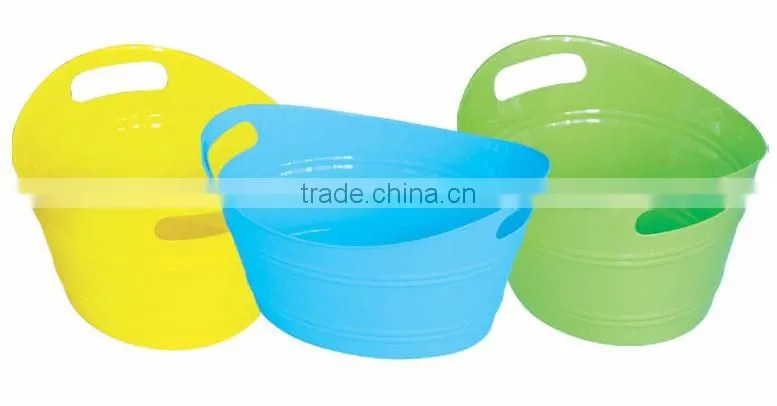 Coclorful Decorative Plastic Storage Basket for Promotion