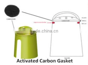 Absorbent waterproof melt - blown non - woven fabrics / activated carbon non-woven fabrics