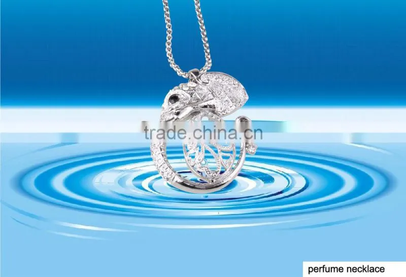 Elephant Shape Jewelry Pendant Glass Perfume bottle jewelry