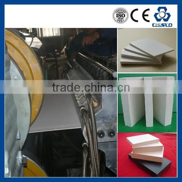 CE STANDARD HIGH PERFORMANCE PVC FOAM PLATE EXTRUDER MACHINE