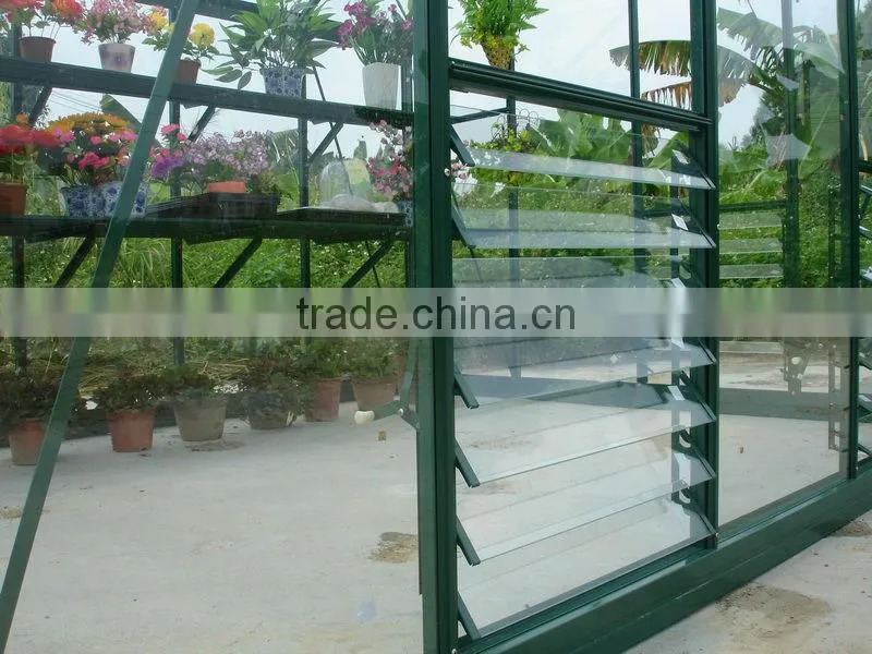 New widely used large glass agricultural greenhouses