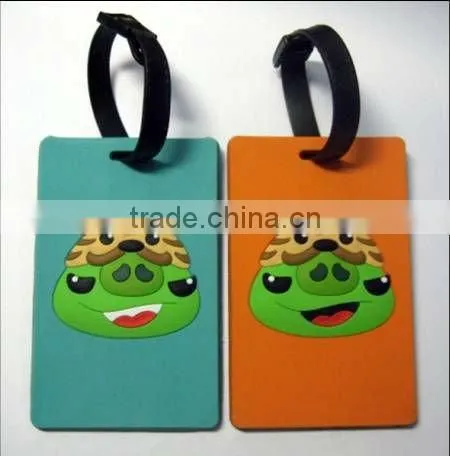 Animal Image Siliocne Luggage Tag