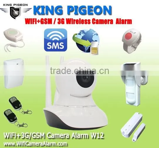 The Most Popular GSM SMS 3G wireless wifi camera system with 433Mhz
