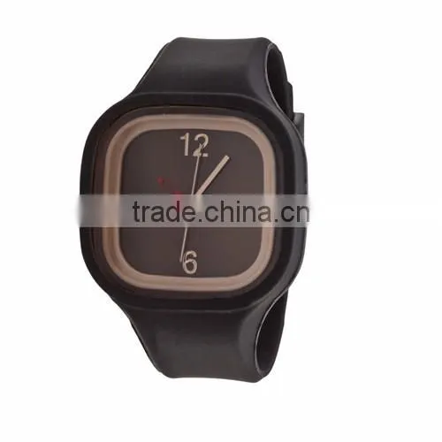 teenage fashion watch with changeable silicone strap