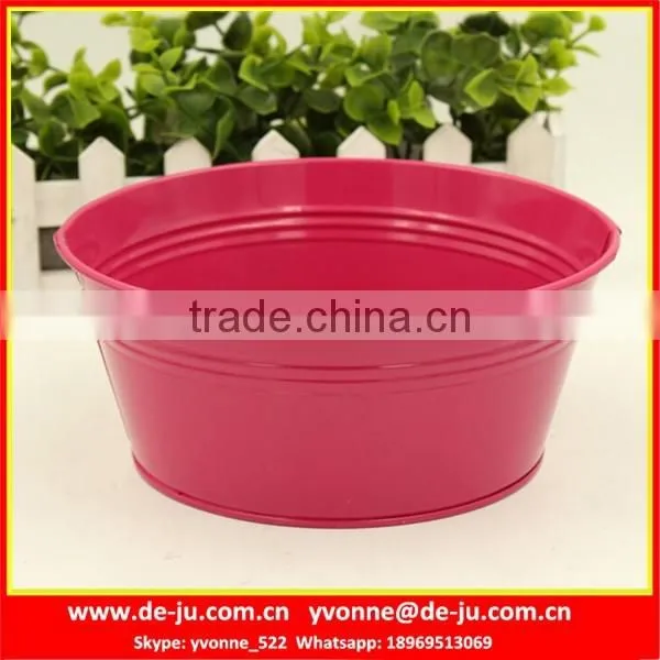 Pink Large Top Flower Pot Tray