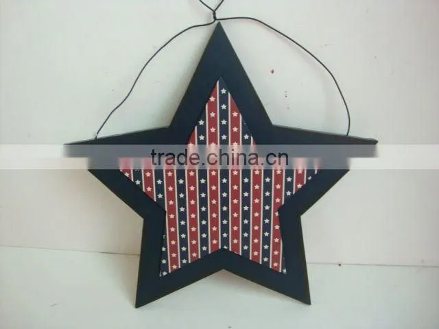 MDF Decoration Hanging Wooden Star YZ-WSS20122