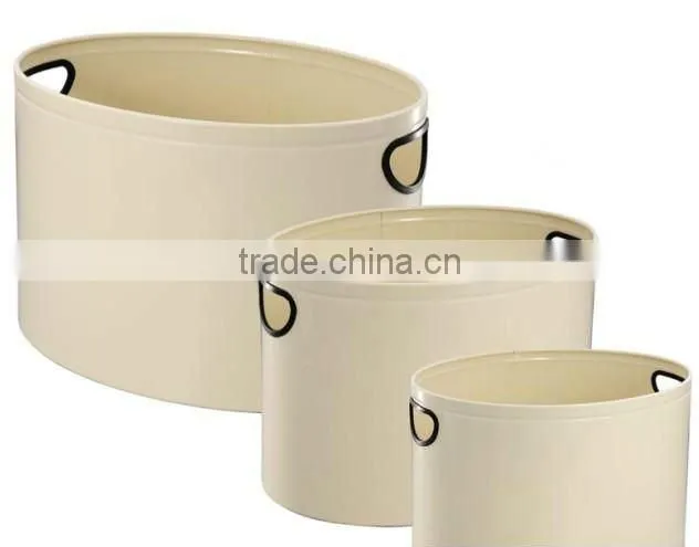 Offlce Open Top Garbage Bin Set Oval Waste bin Manufacturer