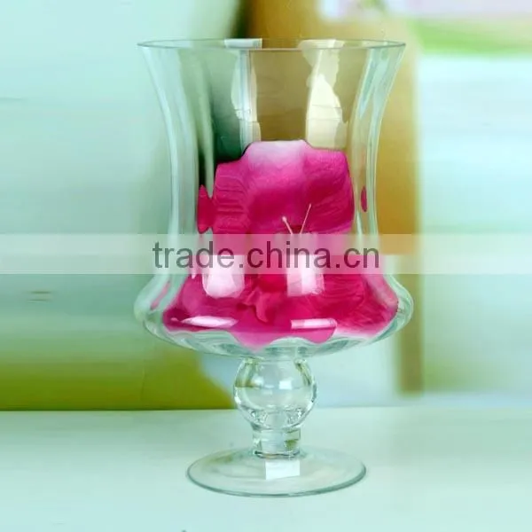 4"spray colors paper leaf transfer sqnare vase