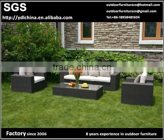 factory sale all weather SGS HDPE rattan patio furniture