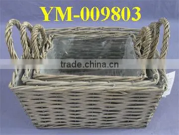 Rectangular Willow Garden Flowerpot