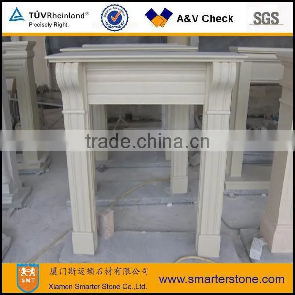 Sunny Beige Fireplace