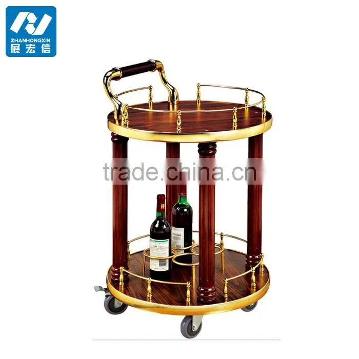 Restaurant And Hotel Service 3 Tiers Tea Trolley/Liquor Trolley